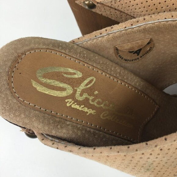 Sbicca Declan Perforated Wedge Sandal 40 - Picture 5 of 12